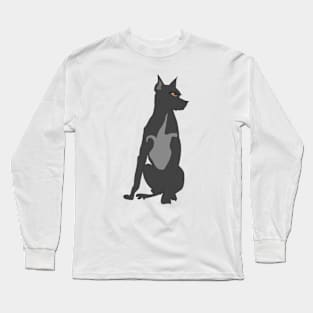 Black DOG Long Sleeve T-Shirt